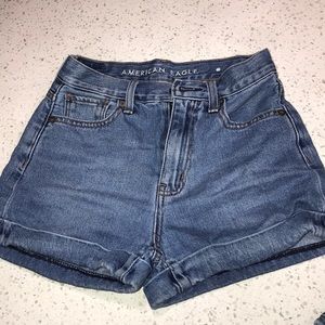 Denim shorts